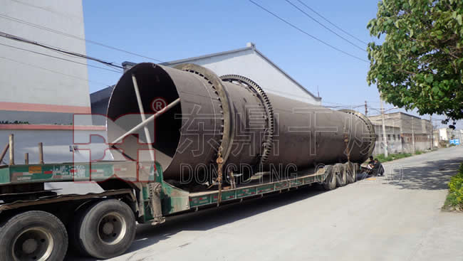 煤泥烘干機裝車現(xiàn)場